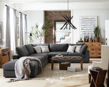 Serene  Upholstered Modular Sectional Charcoal