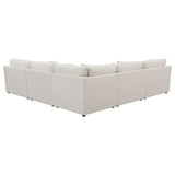 Hobson 6-piece Reversible Cushion Modular Sectional Off-White