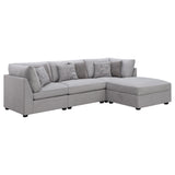 Cambria  Upholstered Modular Sectional Grey