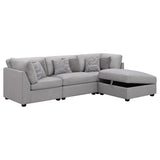 Cambria  Upholstered Modular Sectional Grey