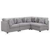 Cambria  Upholstered Modular Sectional Grey