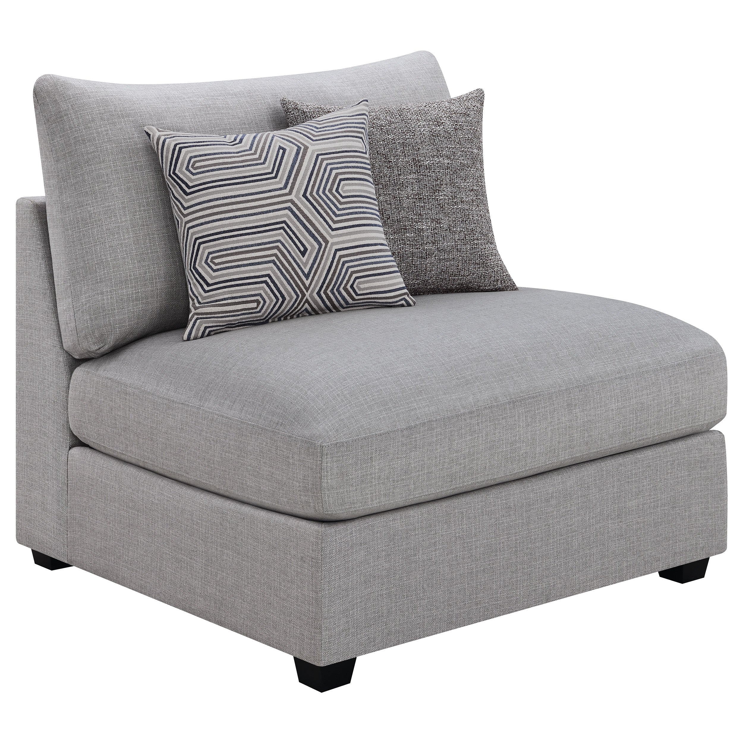 Cambria  Upholstered Modular Sectional Grey