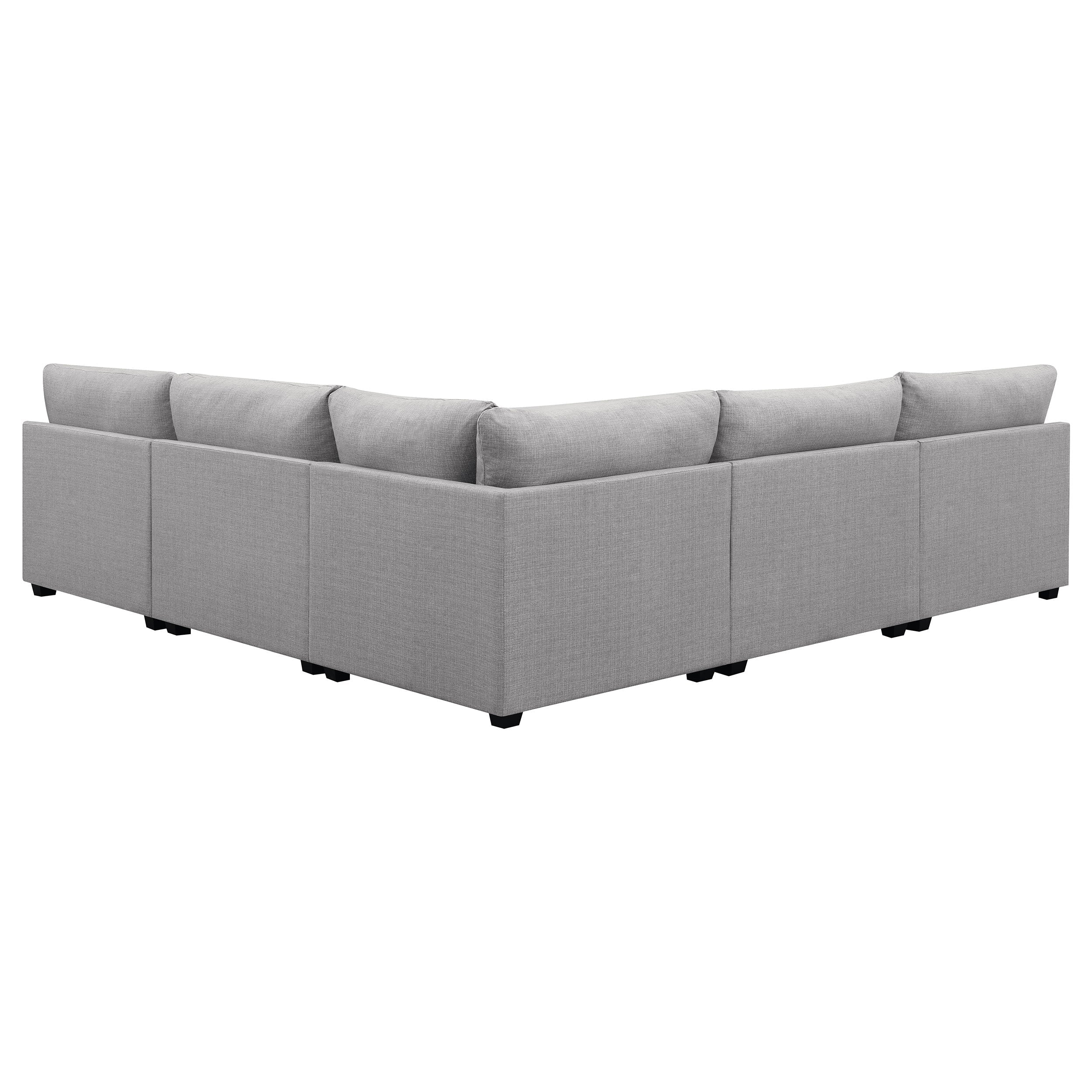 Cambria  Upholstered Modular Sectional Grey