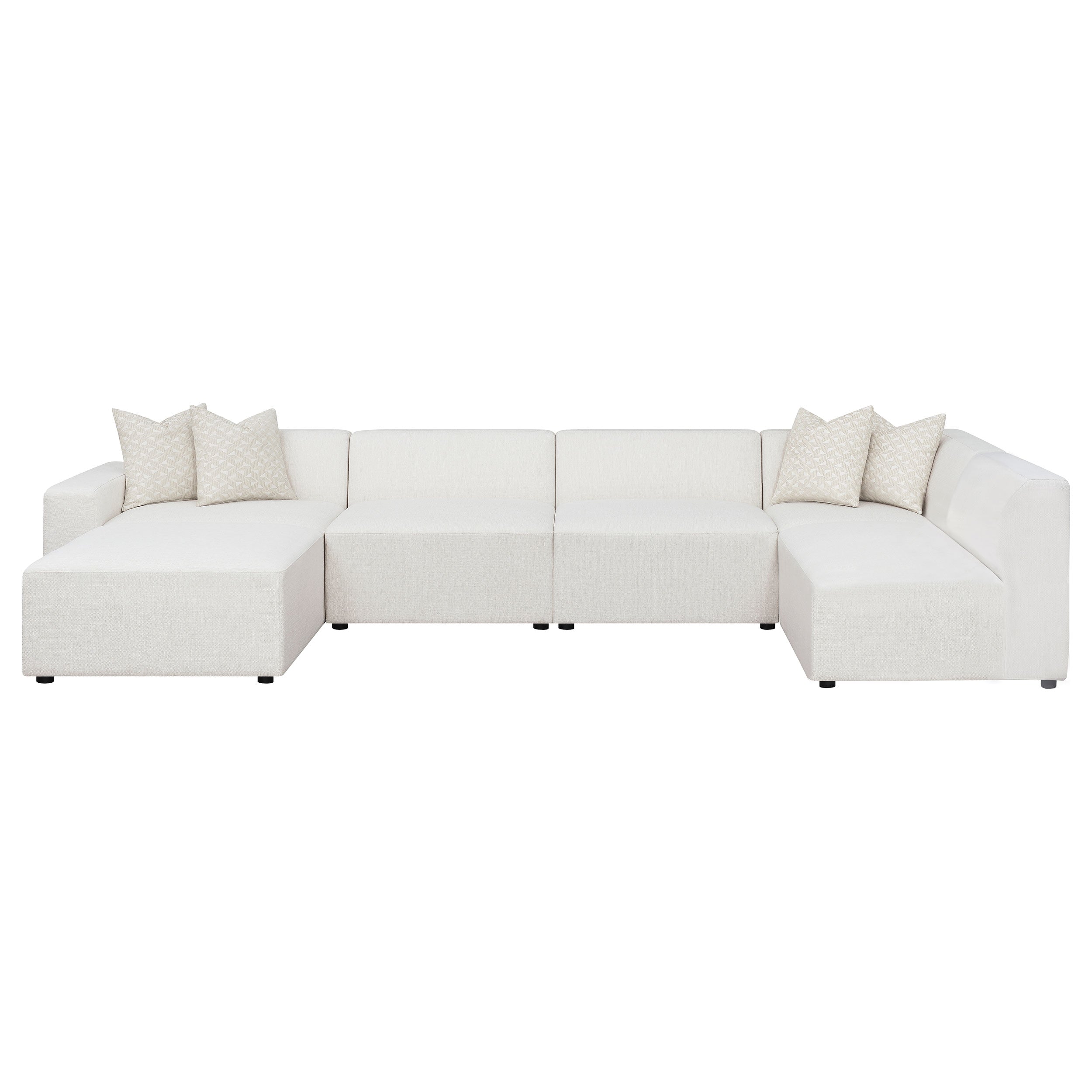 Freddie  Upholstered Modular Sectional Pearl