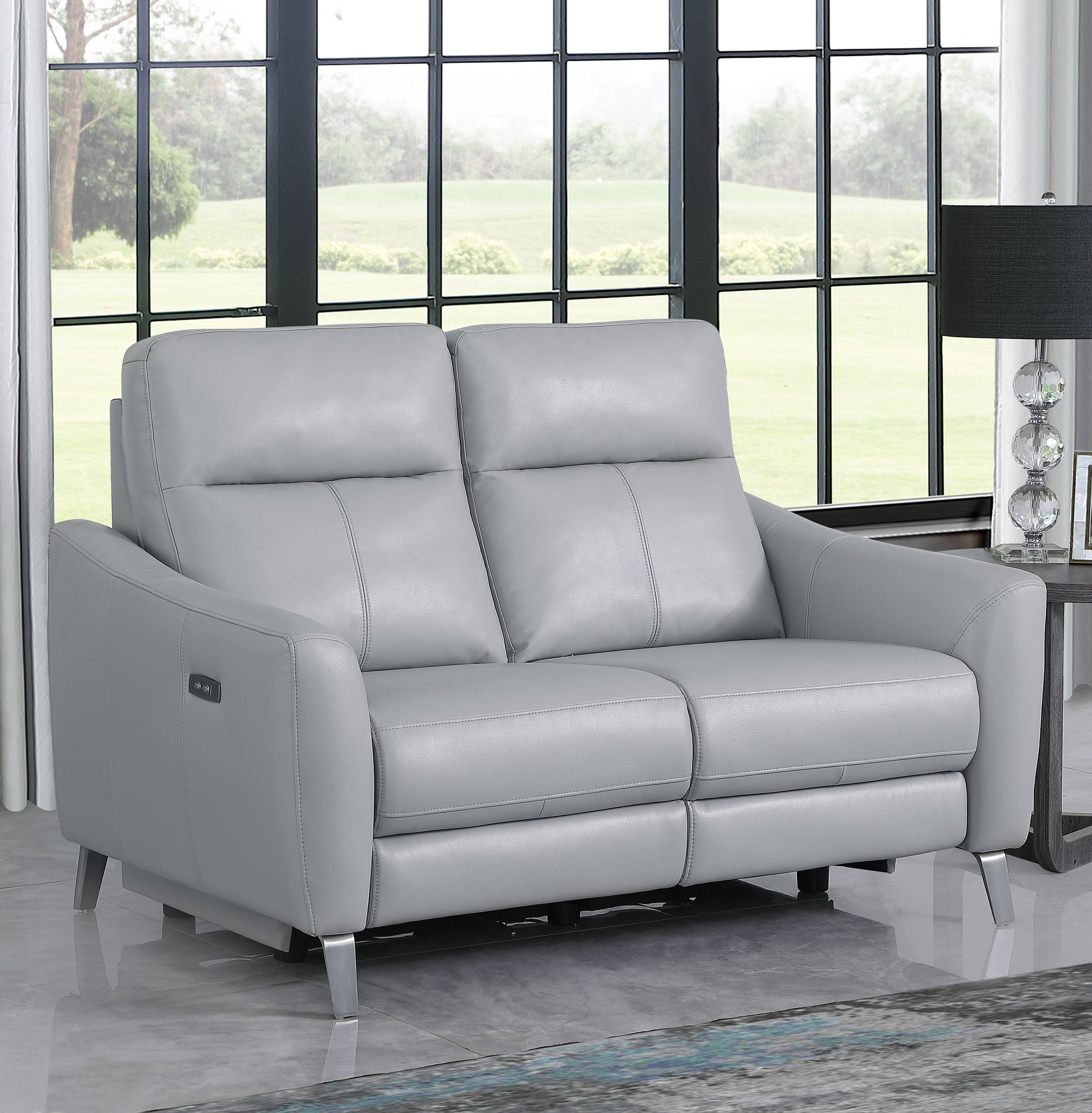 Derek Upholstered Power Loveseat