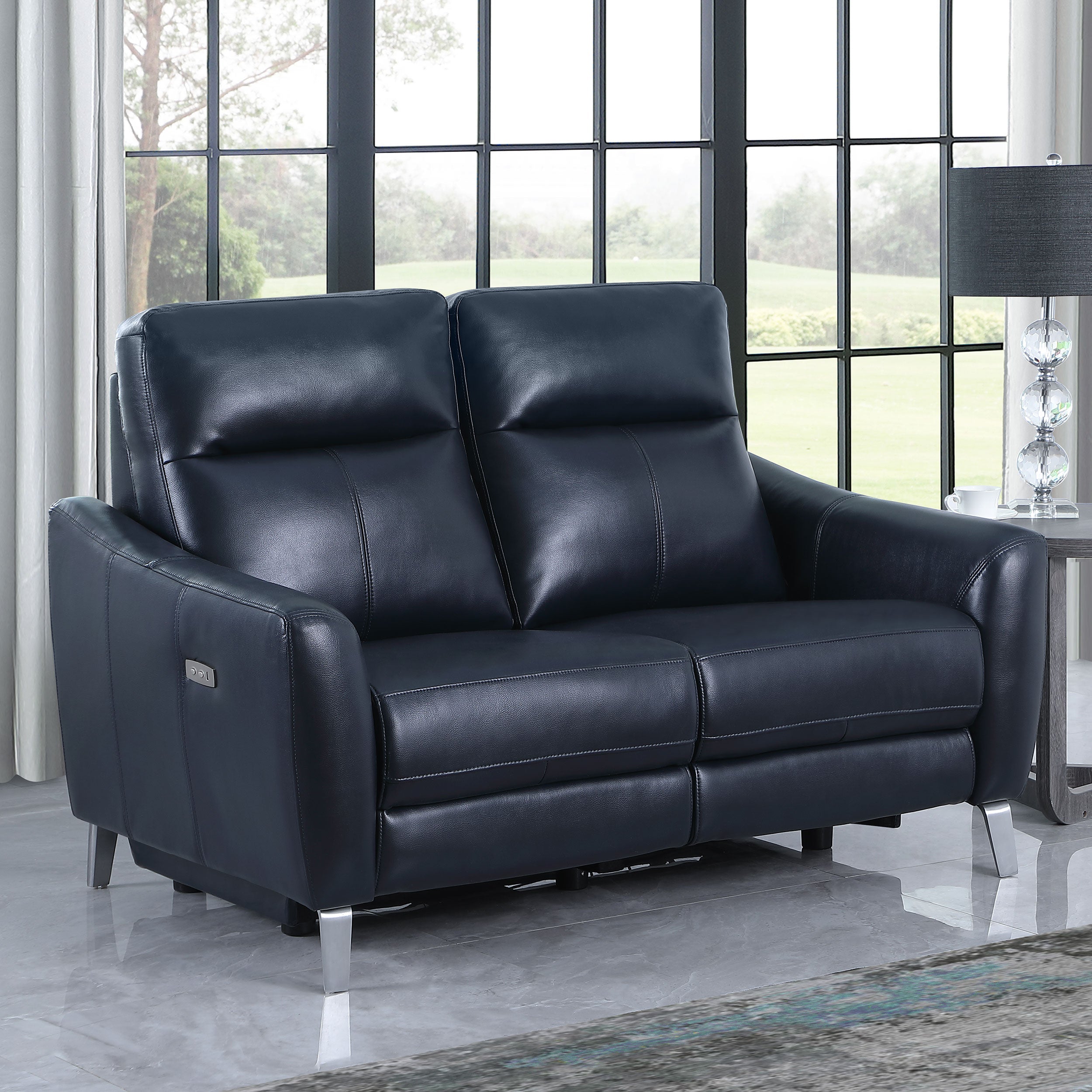 Derek Upholstered Power Loveseat