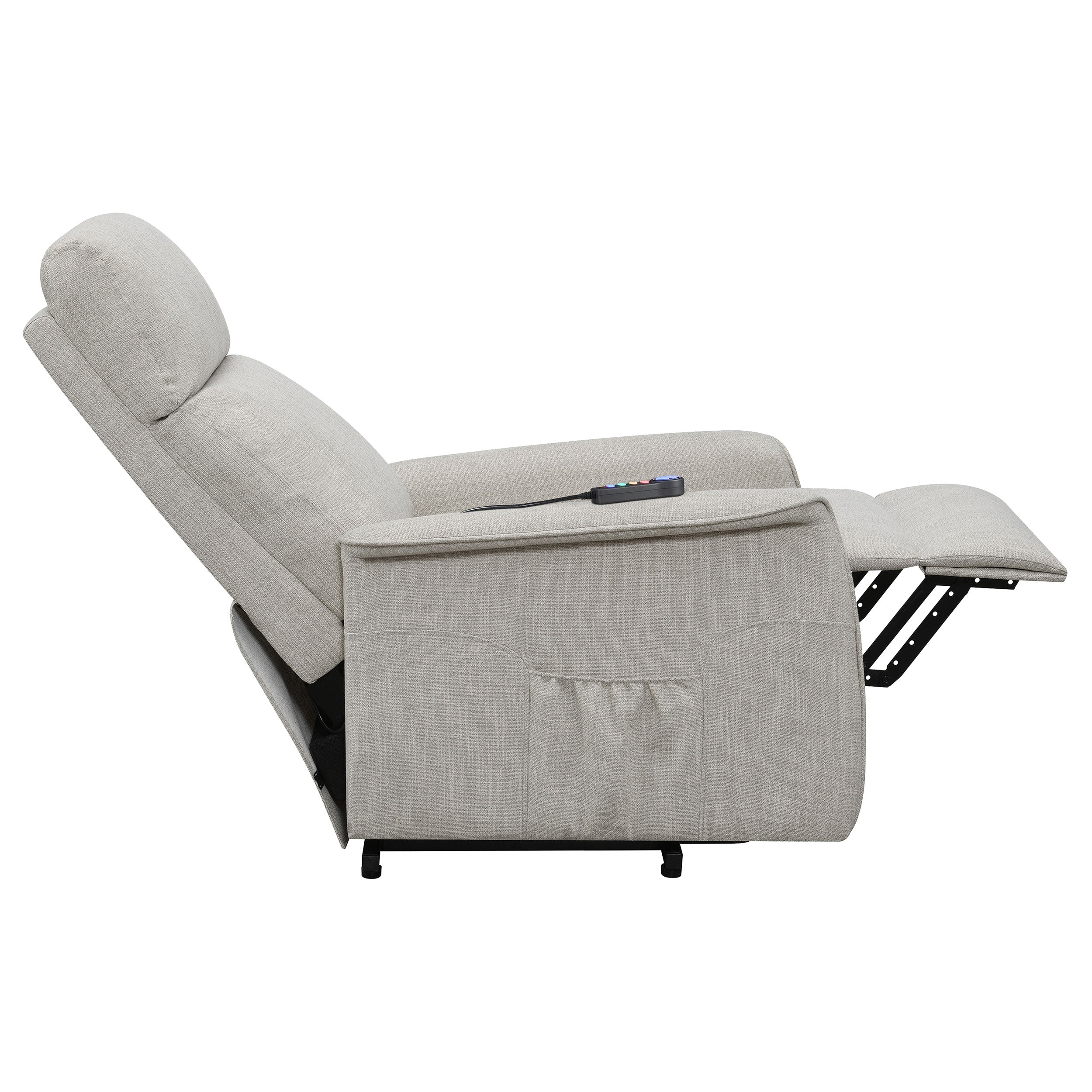 Herrera Power Lift Recliner with Wired Remote Beige