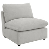 Collins Modular Power Reclining Sectional Armless Chair Grey