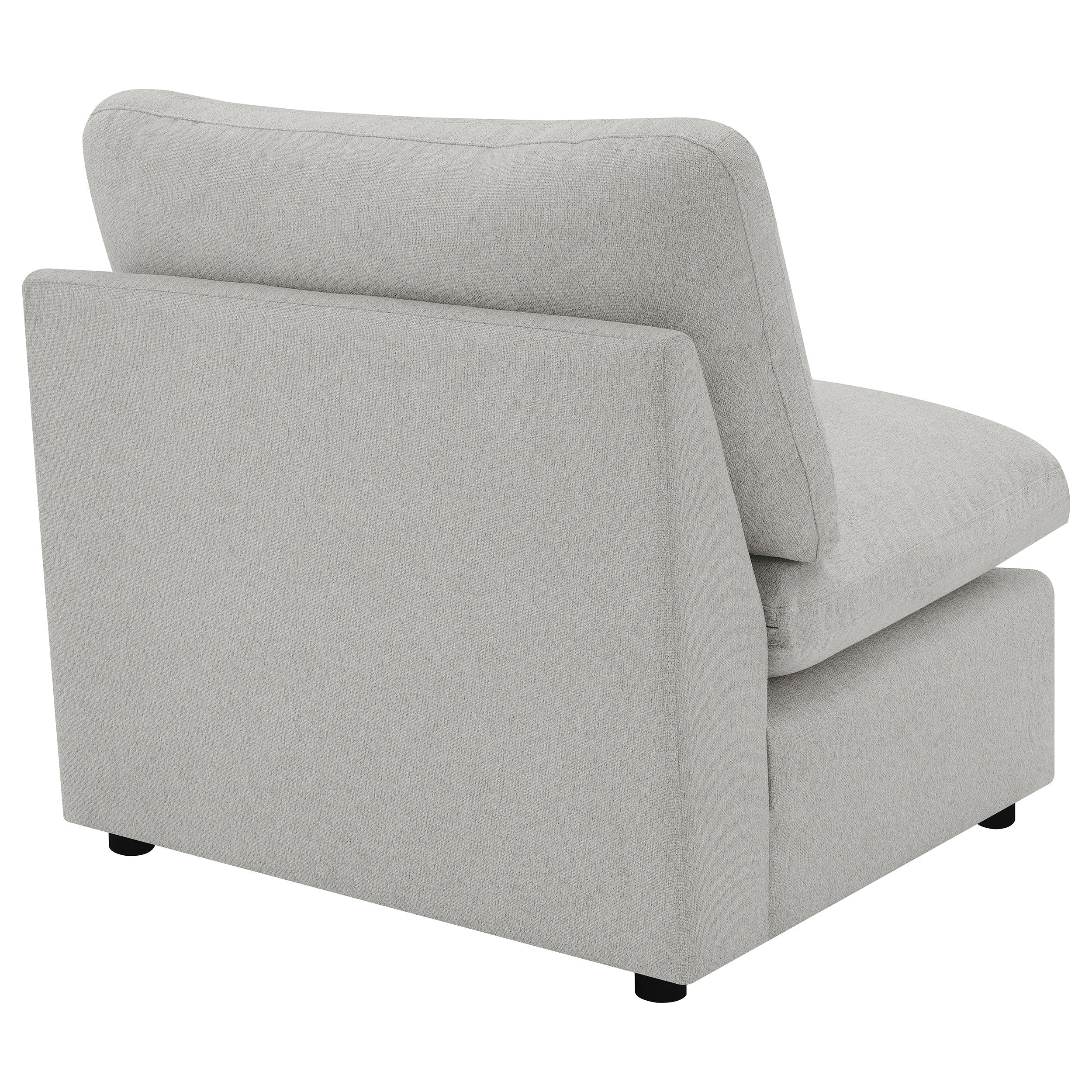 Collins Modular Power Reclining Sectional Armless Chair Grey