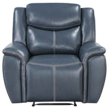 Sloane Upholstered Motion Recliner Chair Blue