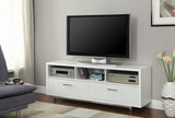 Casey 2-drawer Rectangular TV Console White