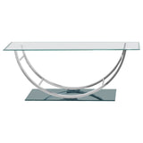 Danville U-shaped Coffee Table Chrome