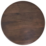 Dale Round Solid Mango Wood Coffee Table Brown