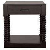 Meredith 1-drawer End Table Coffee Bean