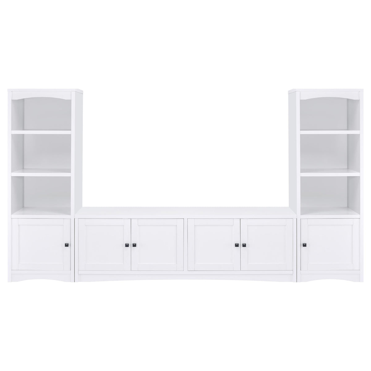 Laughlin 3-piece Entertainment Center TV Stand White