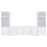 Laughlin 3-piece Entertainment Center TV Stand White