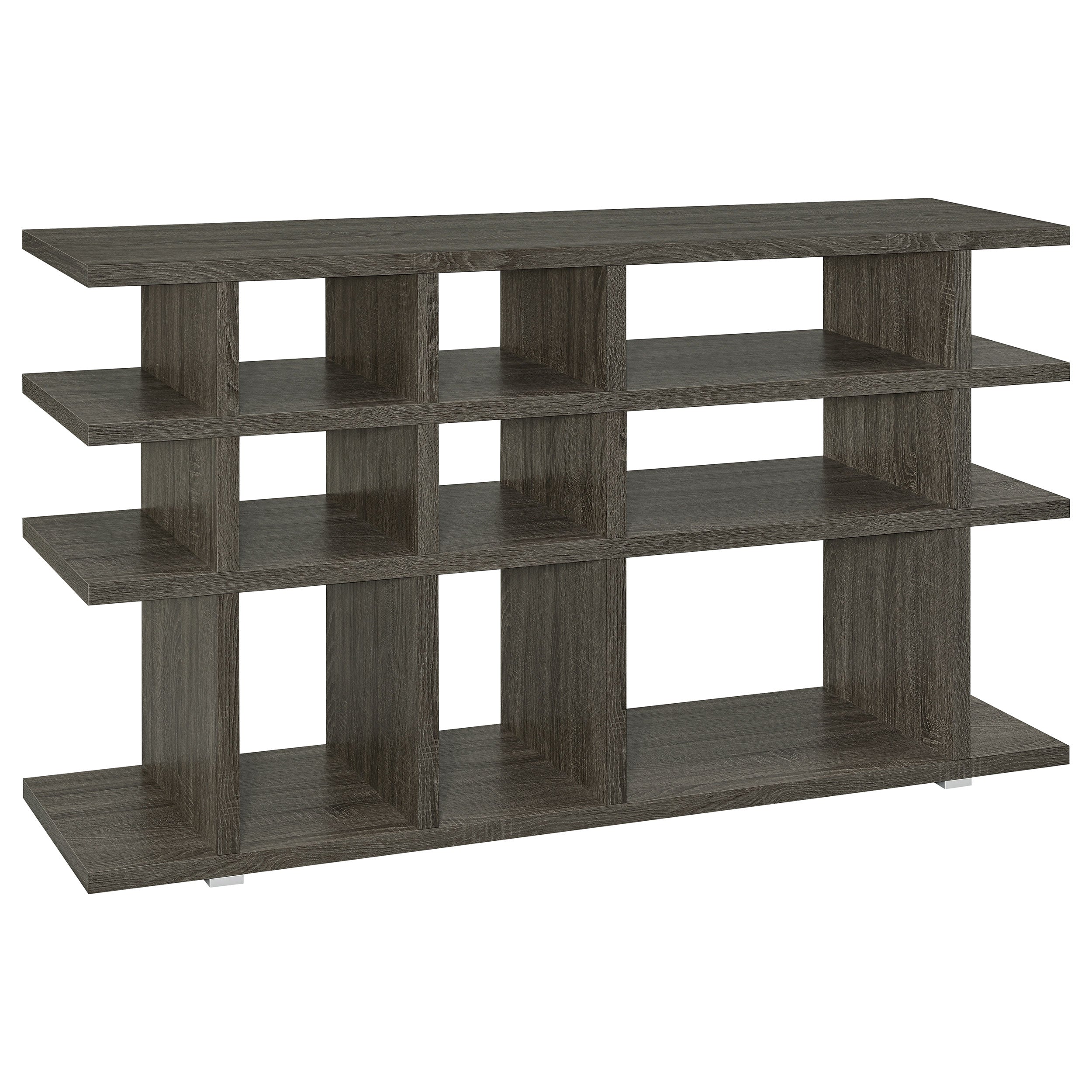 Santos 3-tier Bookcase Weathered Grey