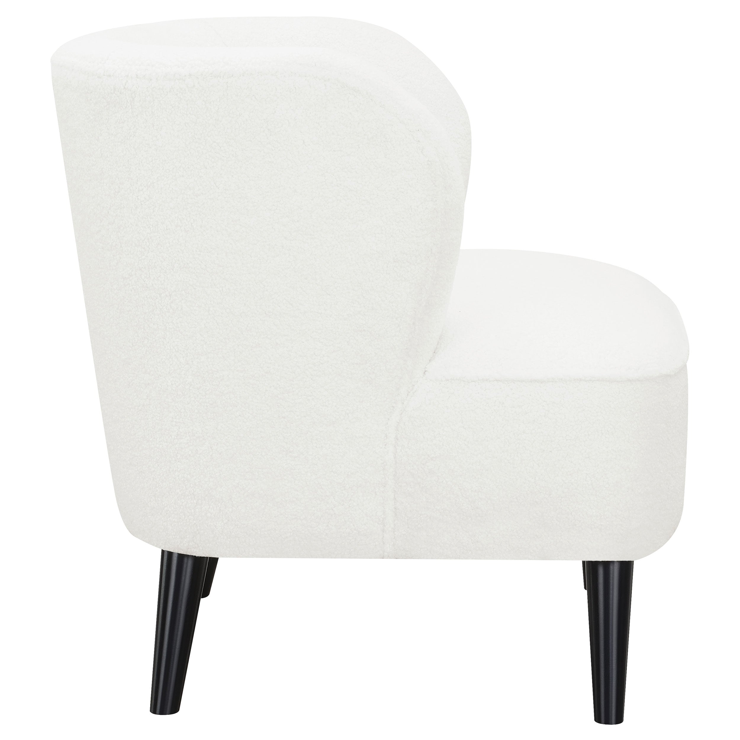 Alonzo Upholstered Track Arms Accent Chair Natural