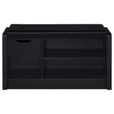 Arrington Storage Bench Black