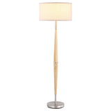 Flanary 58-inch Drum Shade Tapered Floor Lamp Natural