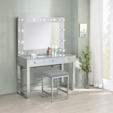 Umbridge 3-drawer Vanity with Lighting Chrome and White