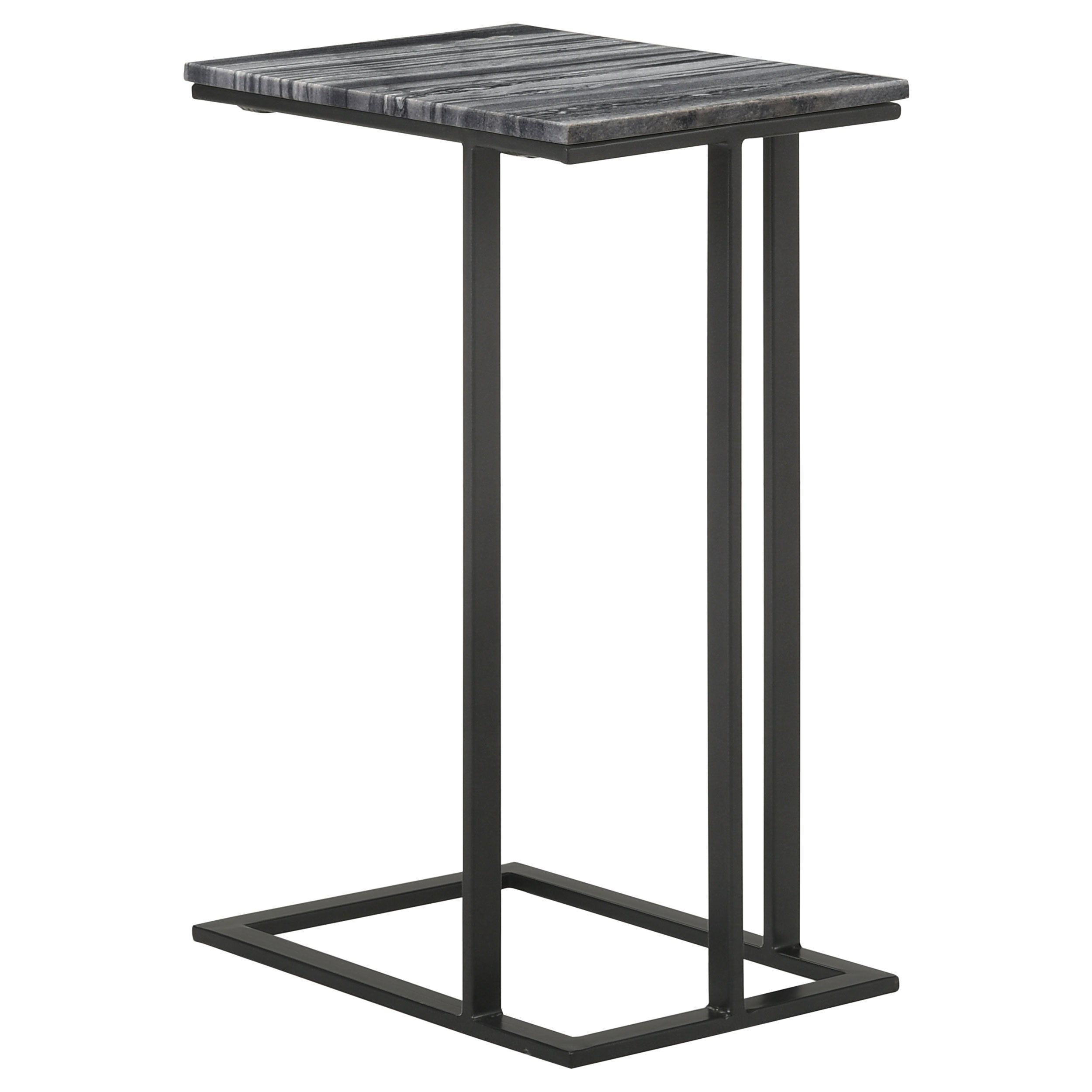 Vicente Accent Table with Marble Top Grey