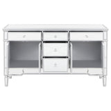 Duchess 5-drawer Accent Cabinet Silver