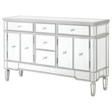 Duchess 5-drawer Accent Cabinet Silver