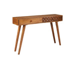 Lotus 2-drawer Console Table Natural Brown