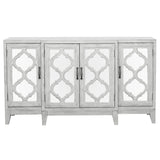 Mckellen 4-door Accent Cabinet Antique White