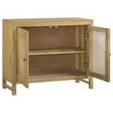 Zamora Rectangular 2-door Accent Cabinet Natural