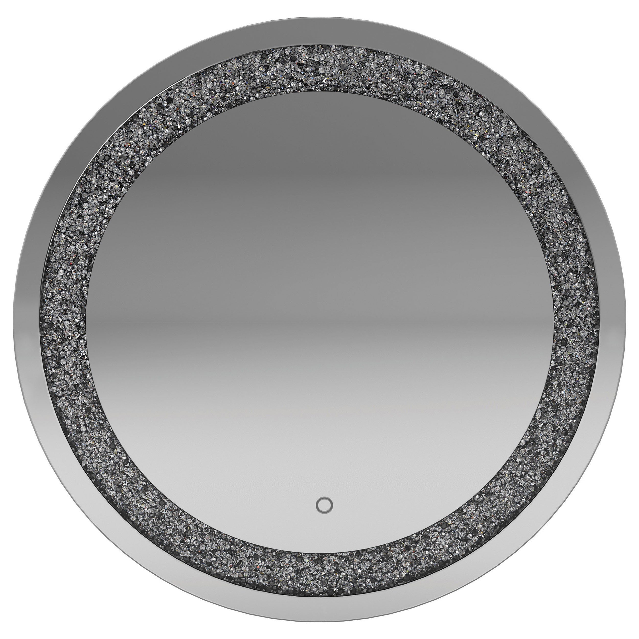 Landar Round Wall Mirror Silver