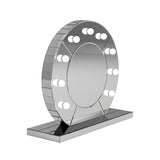 LED Table Mirror Silver