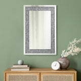 Valerie Crystal Inlay Rectangle Wall Mirror