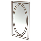 Beveled Edge Wall Mirror Silver