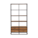 Belcroft 4-drawer Etagere Natural Acacia and Black