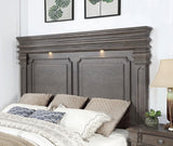 Dark Gray King Bed