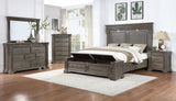 Dark Gray Queen Bed