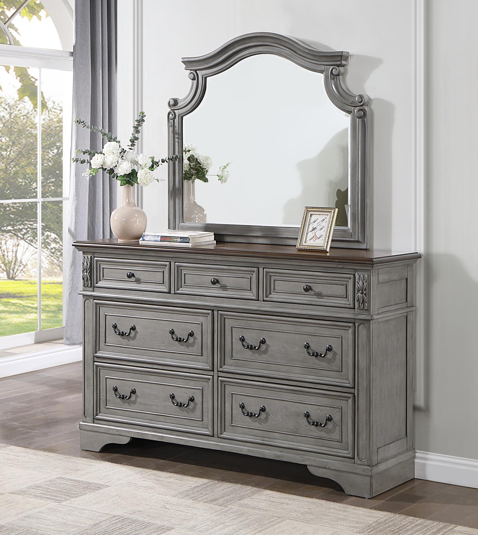 Queen Bed - Dresser - Mirror