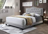 Light Gray Queen Bed