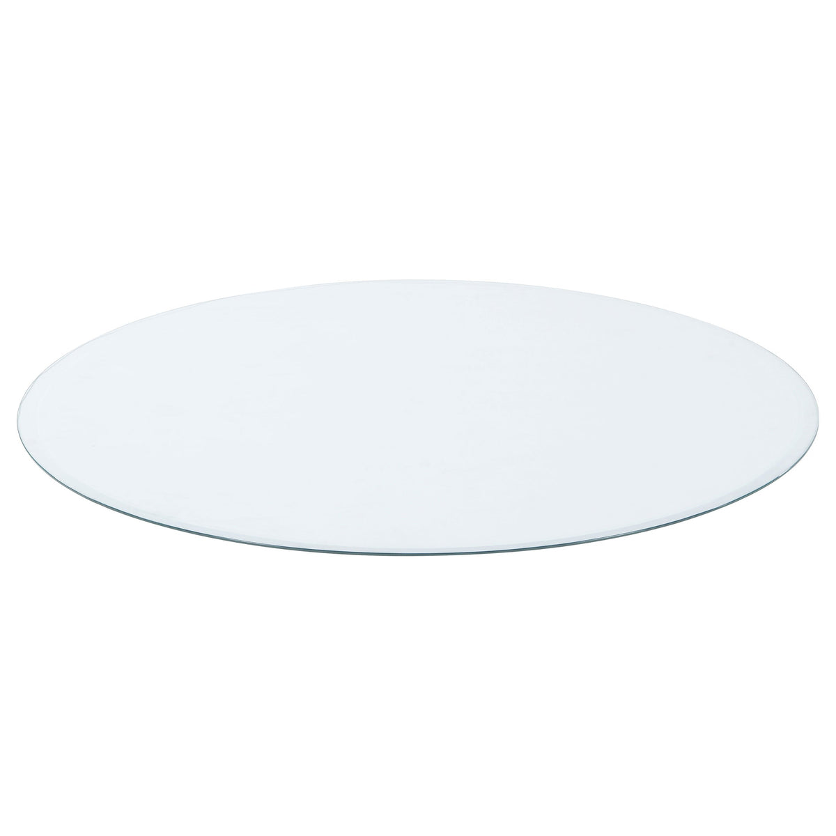 36-inch 8mm Round Clear Tempered Glass Top