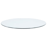 54-inch 10mm Round Clear Tempered Glass Top