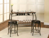 Bar Unit & 2 Stools