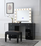 Glamour Vanity Set (Dresser + Mirror Bluetooth Speaker With Lights)