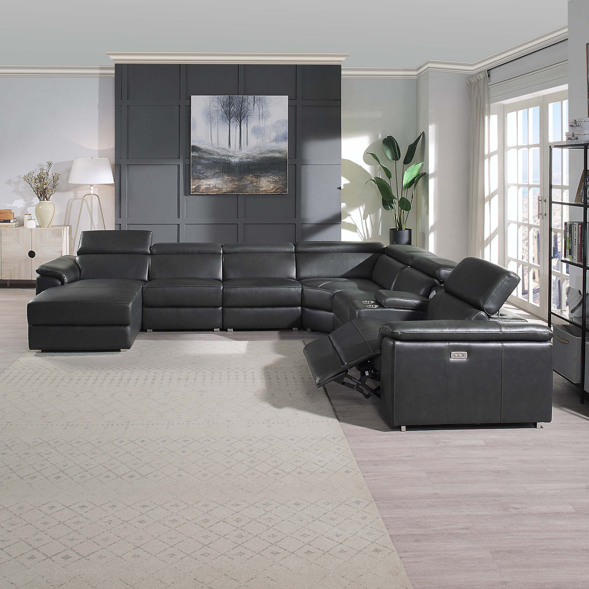 Brue Right Reclining Sectional