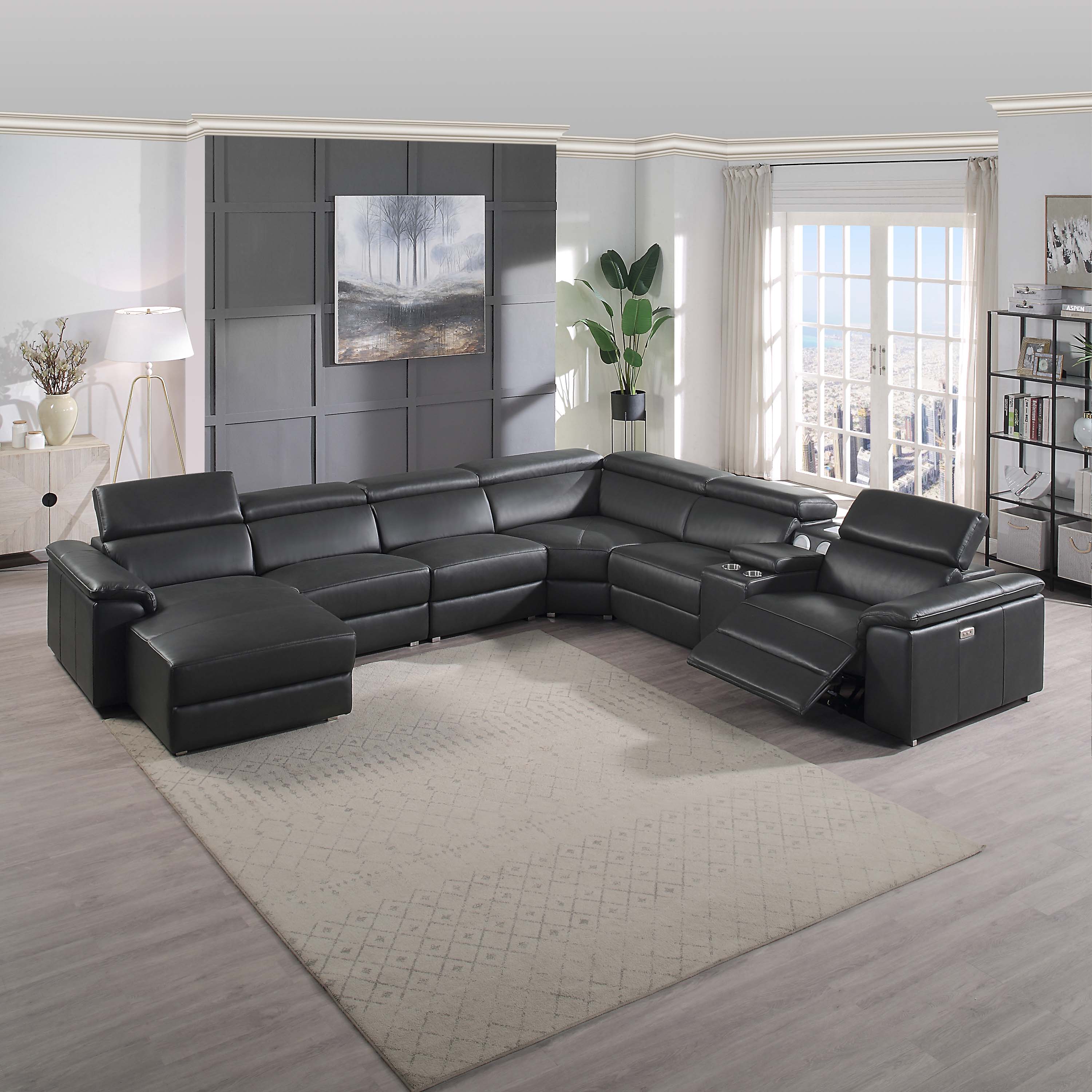 Brue Right Reclining Sectional