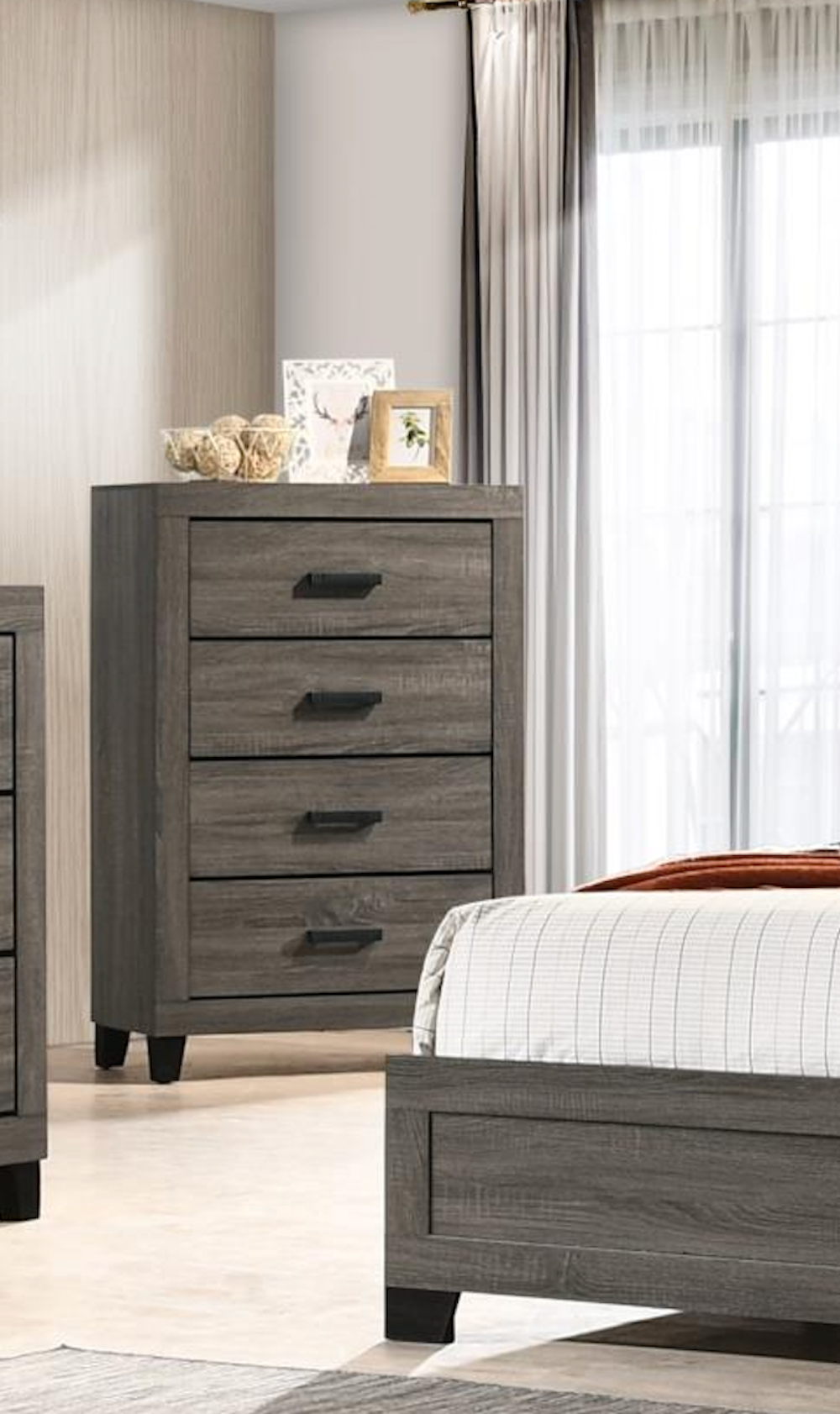 Full Bed Frame - Dresser - Mirror - Chest - Nightstand