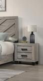 Light Gray Night Stand