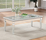 Silver/Mirror Coffee Table