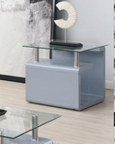 Gray End Table